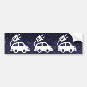 Pegatina Para Coche Símbolo de los coches eléctricos