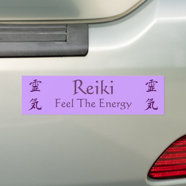 Pegatina Para Coche Símbolo de Reiki siente la energía (en coche)
