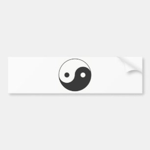 PEGATINA PARA COCHE SÍMBOLO DE YIN Y DE YANG