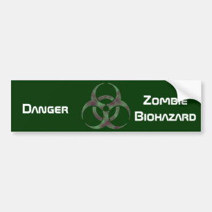 Pegatina Para Coche Símbolo del Biohazard del zombi