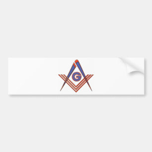 Pegatina Para Coche Símbolo del Freemason