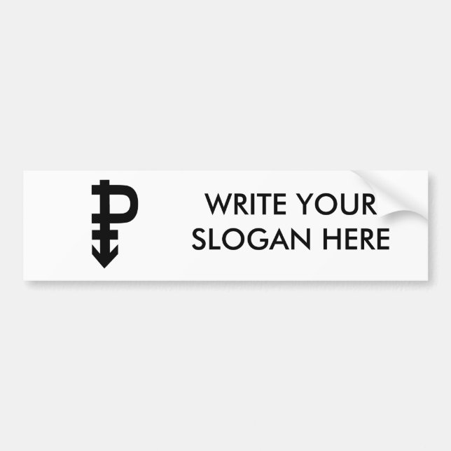 Pegatina Para Coche Símbolo Pansexual (Frente)