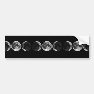 Pegatina Para Coche Símbolo triple triple de la luna