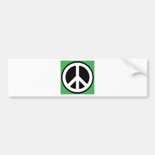 Pegatina Para Coche ¡Símbolo verde de la paz!