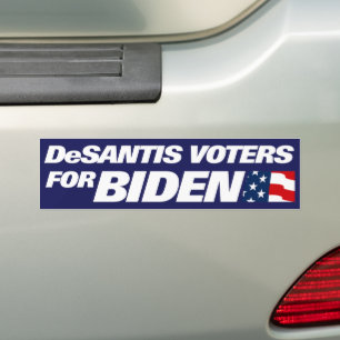 Pegatina Para Coche Simpatizantes de DeSantis para Biden 2024