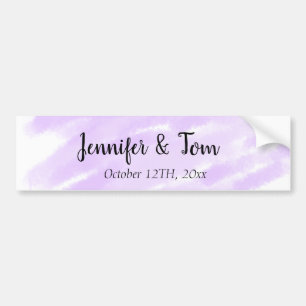 Pegatina Para Coche simple minimal add your name custom wedding unity