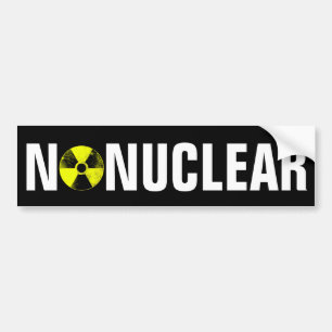 Pegatina Para Coche Sin energía nuclear