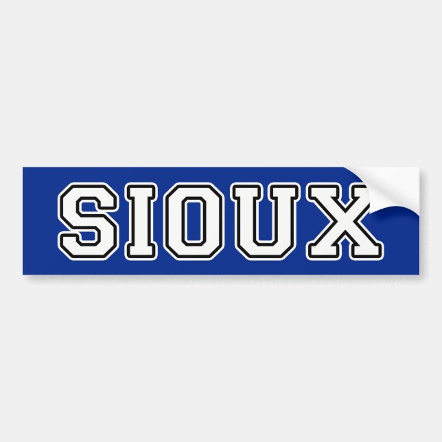 Pegatina Para Coche Sioux (Frente)