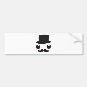 Pegatina Para Coche Sir Bigote Kawaii Holmes