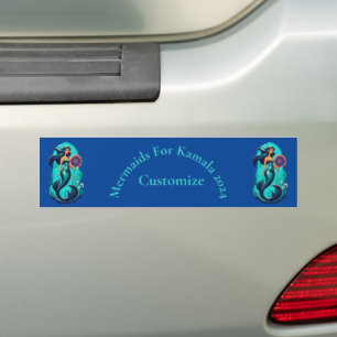 Pegatina Para Coche Sirenas Para Kamala 2024 Thunder_Cove