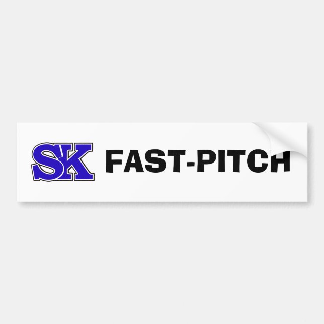 PEGATINA PARA COCHE SK FAST-PITCH (Frente)