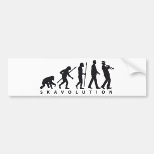 Pegatina Para Coche ska evolution of usted trumpet player