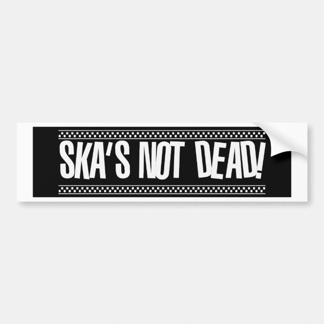 Pegatina Para Coche ¡Ska no muerto! (Frente)