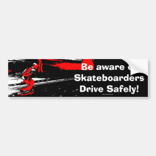 Pegatina Para Coche Skater - Skateboard