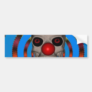 Pegatina Para Coche Skeleton Clown