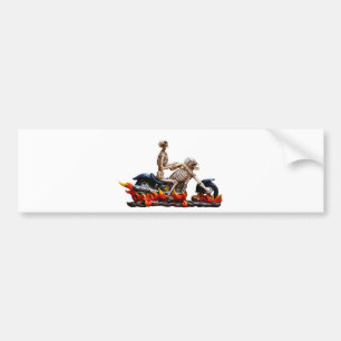 Pegatina Para Coche Skeleton Rider