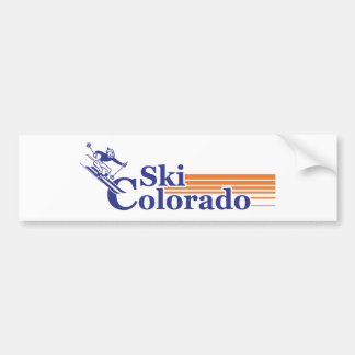 Pegatina Para Coche Ski Colorado (hombre)
