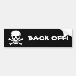 Pegatina Para Coche Skull y Crossbone