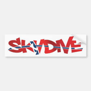 PEGATINA PARA COCHE SKYDIVE DINAMARCA