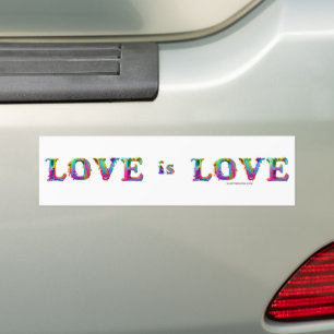 Pegatina Para Coche SlipperyJoe el amor es amor goteando derretirse di
