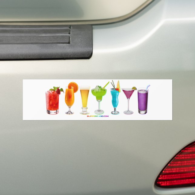 Pegatina Para Coche SlipperyJoe's Cheers drink alcohol cocktail pride  (en coche)