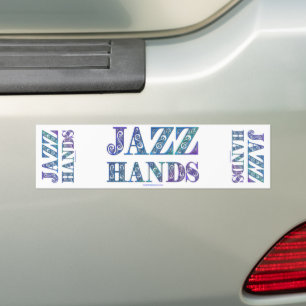 Pegatina Para Coche SlipperyJoe's musical de Broadway Jazz Hands queer