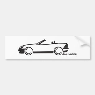 Pegatina Para Coche SLK arriba abajo