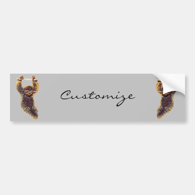 Pegatina Para Coche Sloth Hanging Out Thunder_Cove (Frente)