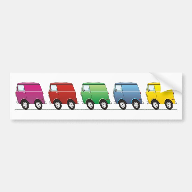 Pegatina Para Coche Smart Van Múltiple (Frente)