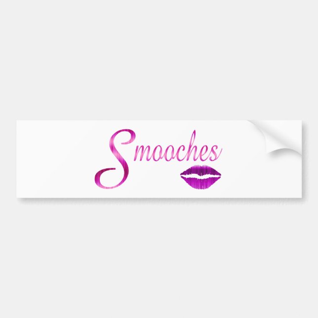 Pegatina Para Coche Smooches (Frente)