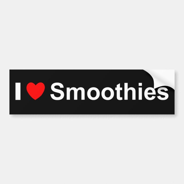Pegatina Para Coche Smoothies (Frente)