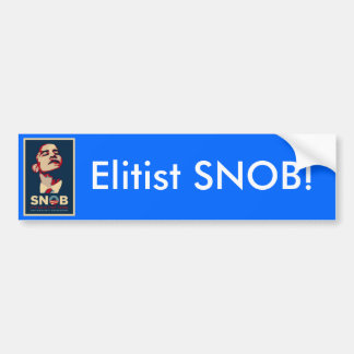 Pegatina Para Coche ¡SNOB elitista!