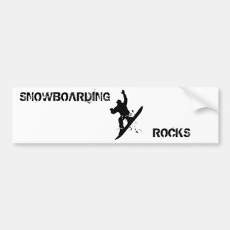 Pegatina Para Coche Snowboarder