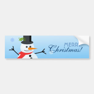 Pegatina Para Coche Snowman