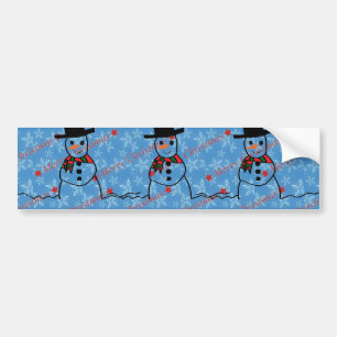 Pegatina Para Coche Snowman