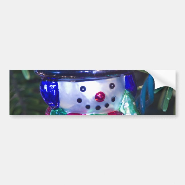 Pegatina Para Coche Snowman Ornament (Frente)