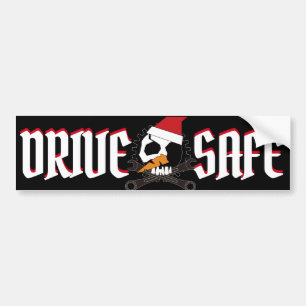 Pegatina Para Coche SNOWMAN SKULETONS BHQ Mechanic