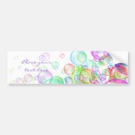 Pegatina Para Coche Soap Bubbles
