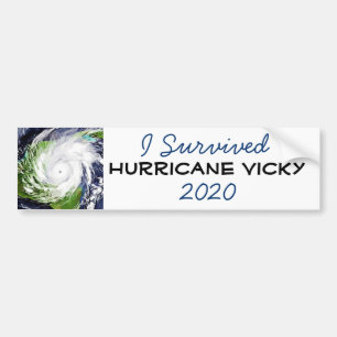 Pegatina Para Coche Sobreviví al huracán Vicky 2020
