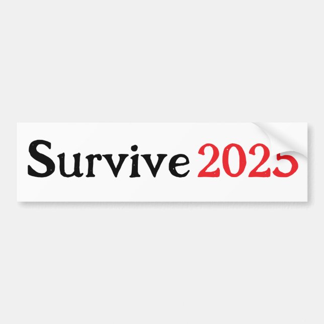 Pegatina Para Coche Sobrevivir 2025 (Frente)