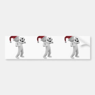 Pegatina Para Coche soccer christmas