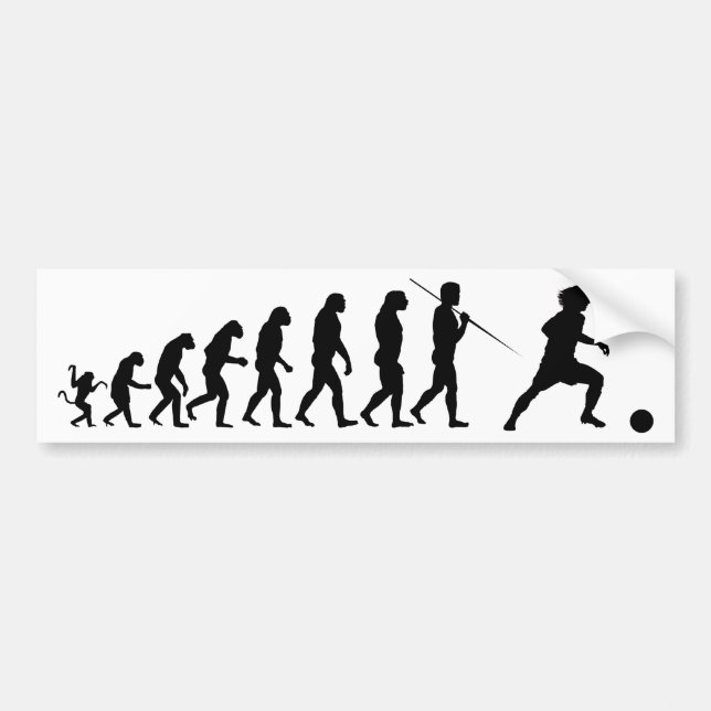 Pegatina Para Coche soccer_evolution (Frente)
