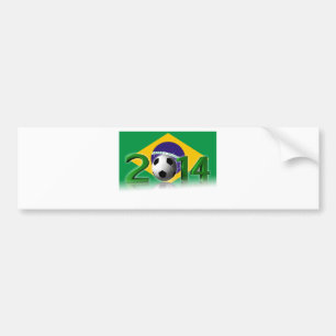 Pegatina Para Coche Soccer World Cup 2014