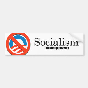 Pegatina Para Coche Socialismo - chorrito encima de la pobreza