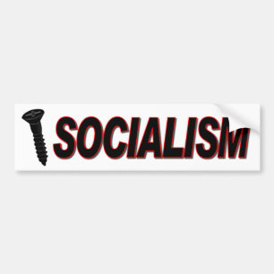 Pegatina Para Coche Socialismo del tornillo