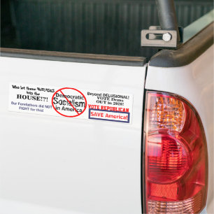 Pegatina Para Coche Socialismo democrático en Estados Unidos Editar a