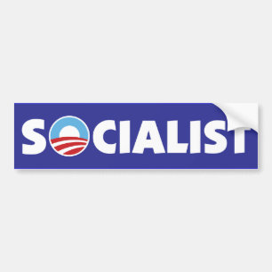 Pegatina Para Coche Socialista de Obama