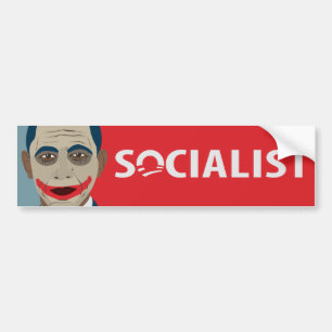 Pegatina Para Coche Socialista del comodín de Anti-Obama