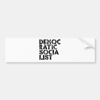Pegatina Para Coche Socialista Democratic