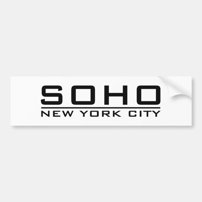 PEGATINA PARA COCHE SOHO (Frente)